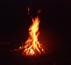 Get a great fire going tonight!